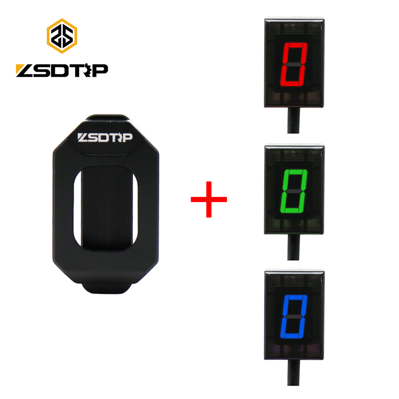 Motorcycle Gear Selector - ZSDTRP 6-speed universele motorfiets digitale versnellingsindicator