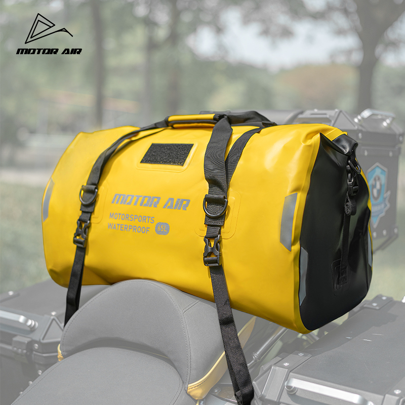 Motorcycle Gear With Airbag - Motor-Air Gele Motorzadeltas 2026 Nieuwe Achterzadeltas