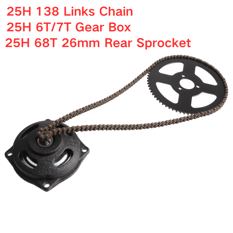 Motorcycle Gear Tidy - 25H 138 schakelketting met 6T 7T