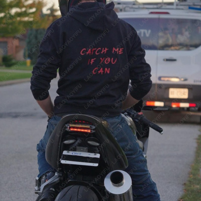 Motorcycle Gear Hoodie - Catch Me If You Can Hoodie