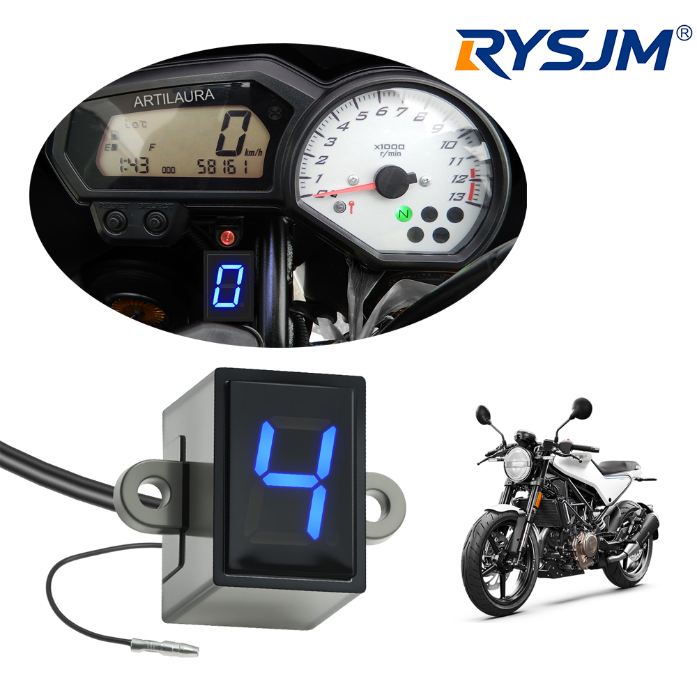 Motorcycle Gear Selector - Super 6-speed display universele motorfiets digitale