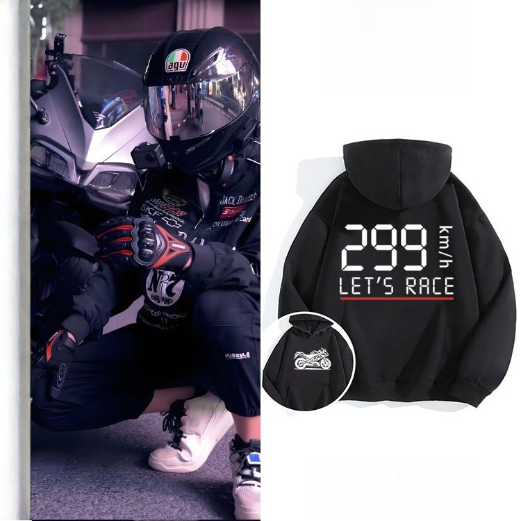 Amerikaanse mode retro motorfi - Motorcycle Gear Hoodie recensie en prijs