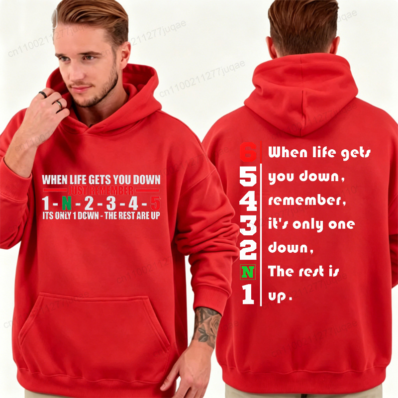 Heren 1 Down 6 Up Motorcycle P - Motorcycle Gear Hoodie recensie en prijs