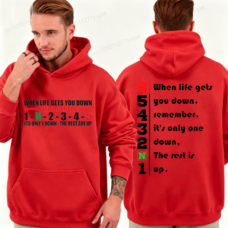 Heren 1 Down 6 Up Motorcycle P - Motorcycle Gear Hoodie recensie en prijs