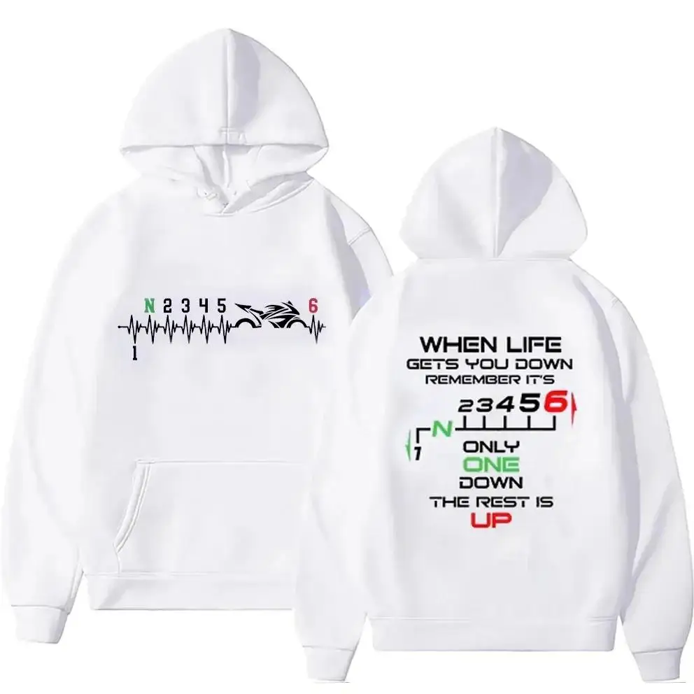 Herenhoodies, herenpulloverkle - Motorcycle Gear Hoodie recensie en prijs