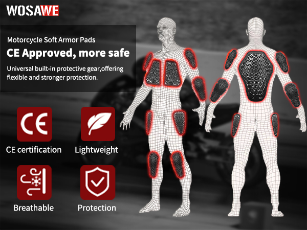CE-niveau 1 Moto Motor Terug E - Motorcycle Gear Protection Levels recensie en prijs