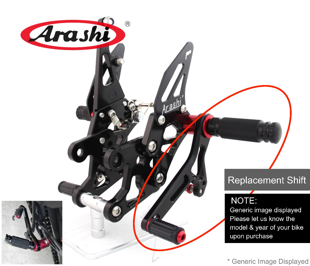 Arashi Verstelbare Rearsets Ve - Motorcycle Gear Selector recensie en prijs