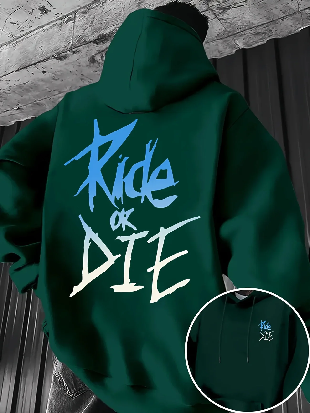 Ride or Die Graffiti Print Str - Motorcycle Gear Hoodie recensie en prijs