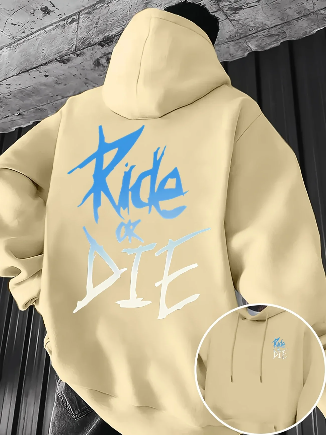 Ride or Die Graffiti Print Str - Motorcycle Gear Hoodie recensie en prijs